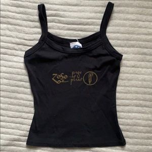 Vintage Page & Plant concert tank top from 1998